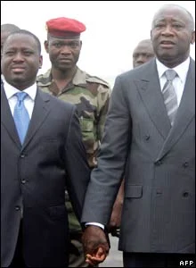 ประธานาธิบดี Laurent Gbagbo กับฝ่ายเป็นกลุ่มต่อต้านรัฐบาล Alassane Ouattara By KUBET