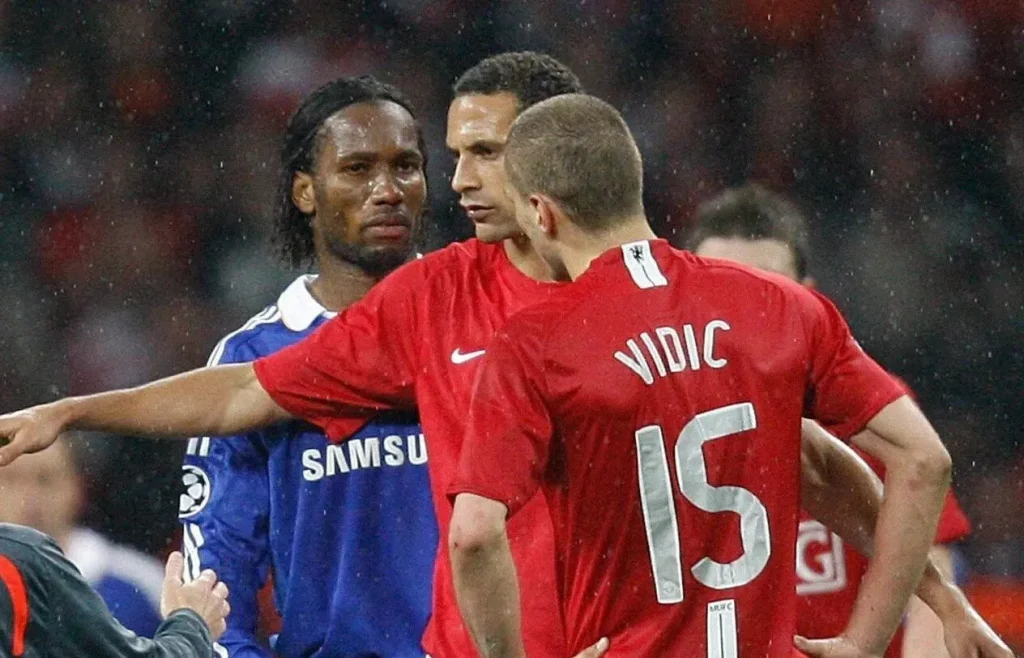 Drogba-Nemanja Vidic - KUBET