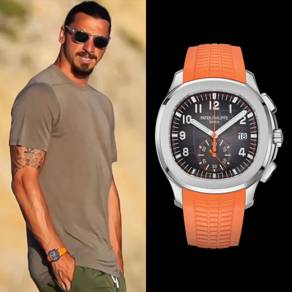 ซลาตัน อิบราฮิโมวิช เจ้าของนาฬิกาเรือนหรู Patek Philippe Aquanaut - KUBET