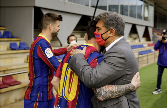 Joan Laporta i Estruch กับ ลิโอเนล เมสซิ (2021-ปัจจุบัน) By KUBET
