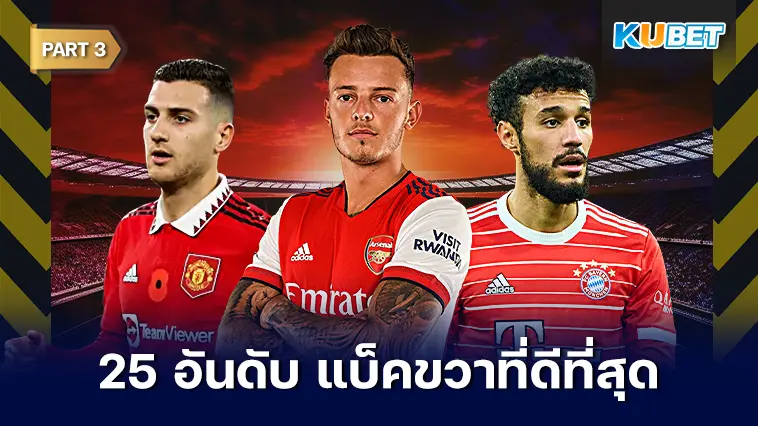 25 อันดับ แบ็คขวาที่ดีที่สุดในโลก 2024  EP.3 – KUBET