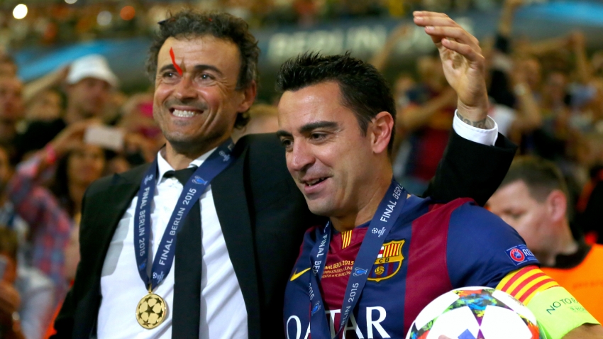 Luis Enrique และ Xavi By KUBET