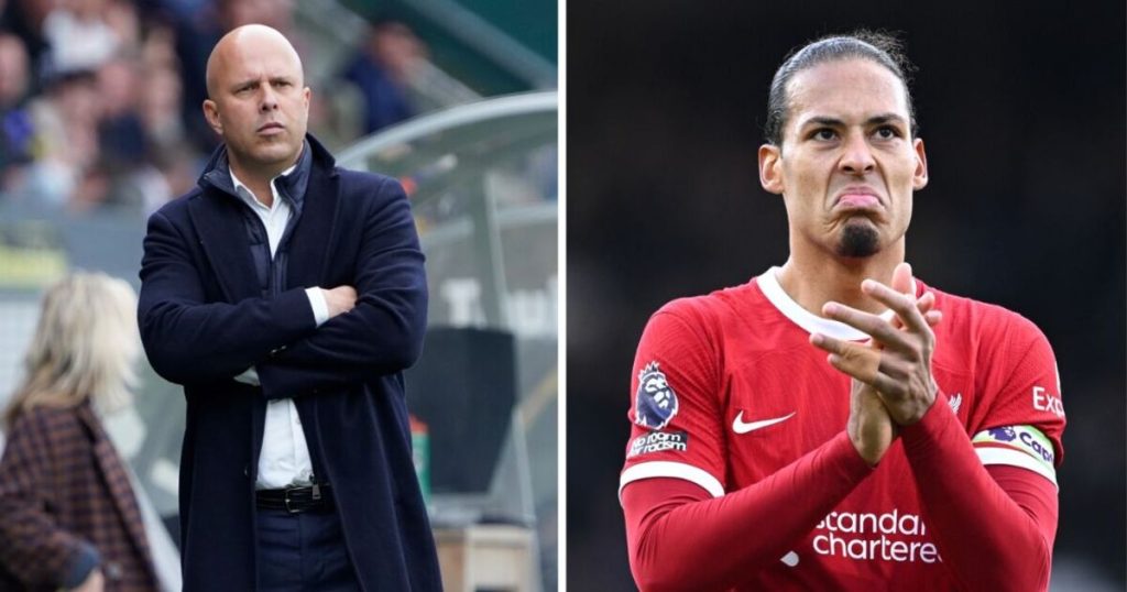 Virgil van Dijk กัปตันทีมลิเวอร์พูล และ Arne Slot By KUBET