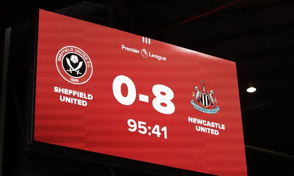 นิวคาสเซิลยูไนเต็ดเอาชนะเชฟฟิลด์ 8-0 - KUBET