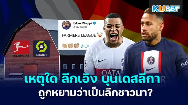 เหตุใด ลีกเอิง บุนเดสลีกา ถูกหยามว่าเป็นลีกชาวนา? – KUBET