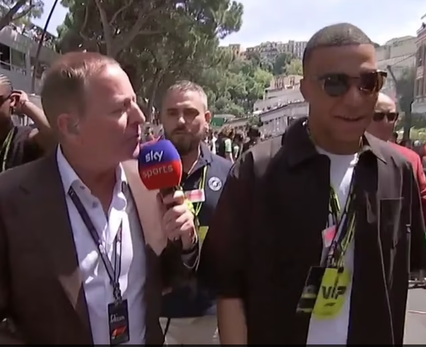 Kylian Mbappe ที่ Monaco GP กับ Martin Brundle By KUBET