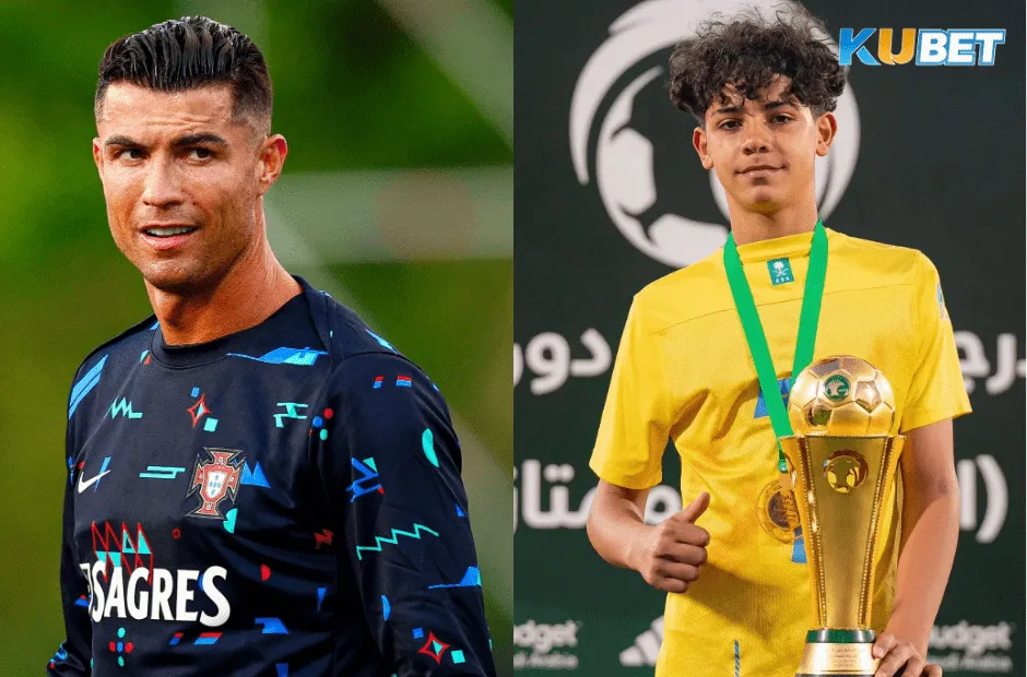 ครอบครัวของคริสเตียโน โรนัลโด (CR7) และ คริสเตียโน โรนัลโด จูเนียร์ - KUBET