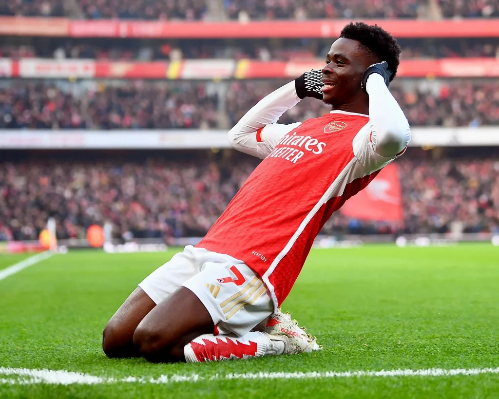 Bukayo Saka นักเตะอาร์เซนอล By KUBET