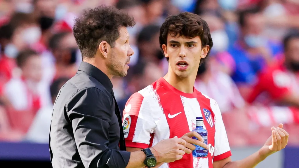 Diego Simeone และ Joao Felix อดีตนักเตะ Atletico Madrid By KUBET