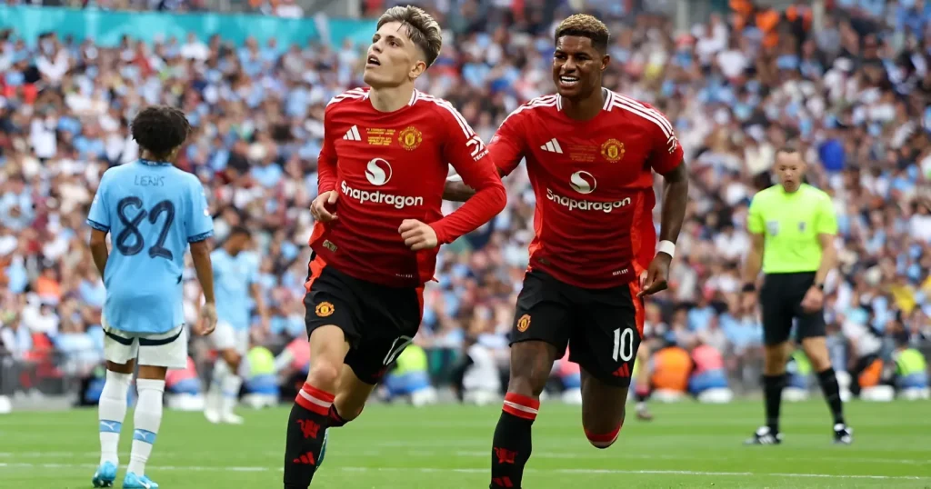 Garnacho-Community Shield - KUBET