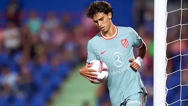 Joao Felix ถ่ายภาพเมื่อต้นเดือนนี้ระหว่างเกมกระชับมิตรปรีซีซั่น By KUBET