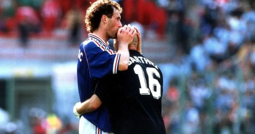 Laurent Blanc and Fabien Barthez - KUBET