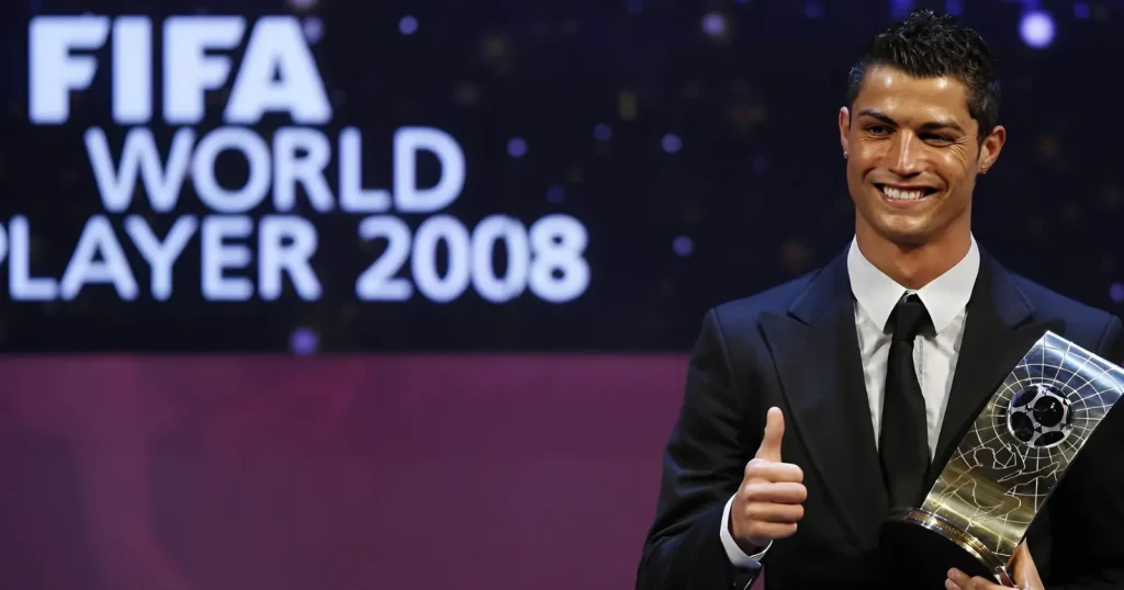 Ronaldo-FIFA WORLD PLAYER 2008 - KUBET