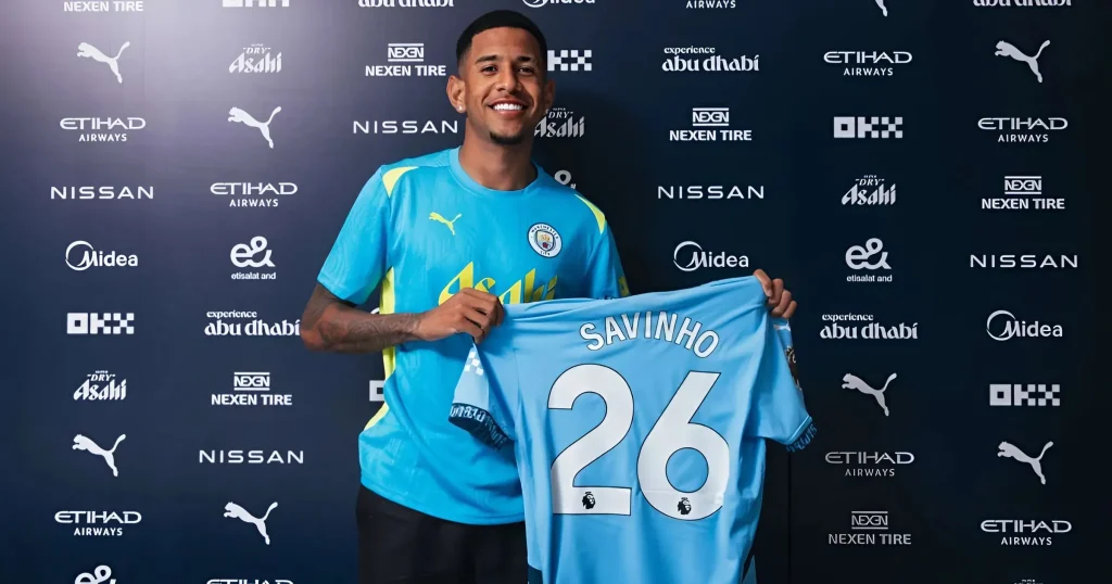 Savinho-Man City - KUBET