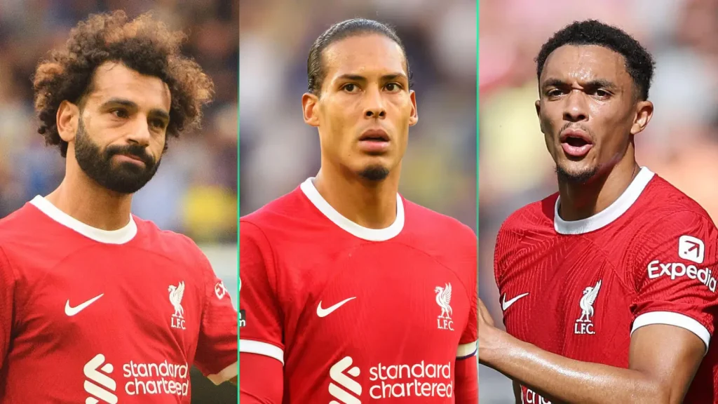 Trent Alexander-Arnold, Mohamed Salah และ Virgil van Dijk By KUBET