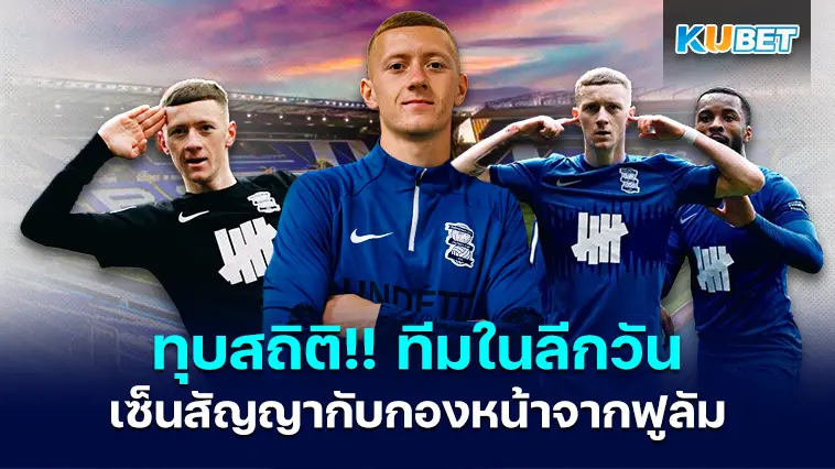 เบอร์มิงแฮมซิตี ทุบสถิติ!! การย้ายทีมในลีกวัน ด้วยการเซ็นสัญญากับกองหน้าจากฟูลัม- KUBET