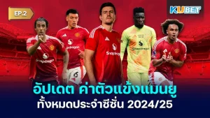 Update all Man U players' transfer fees for the 202425 season EP.2 KUBET