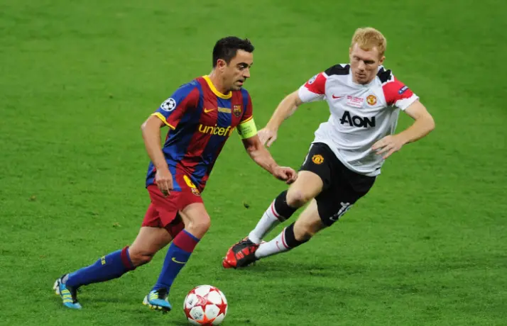 Paul Scholes and Andres Iniesta  KUBET