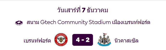 เบรนท์ฟอร์ดชนะนิวคาสเซิล - KUBET